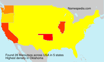 Surname Maroutsos in USA