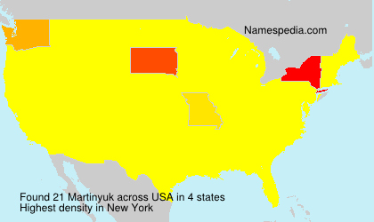 Surname Martinyuk in USA