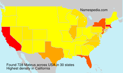 Surname Mateus in USA