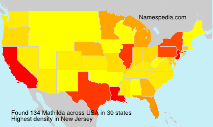 Surname Mathilda in USA