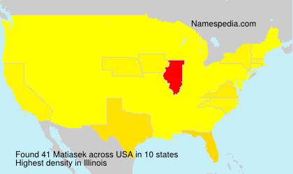 Surname Matiasek in USA