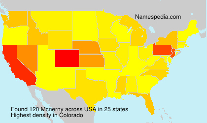 Surname Mcnerny in USA