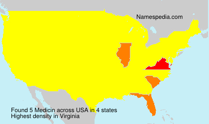 Surname Medicin in USA