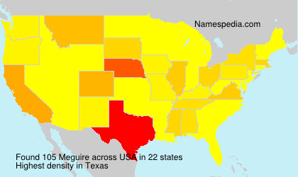 Surname Meguire in USA