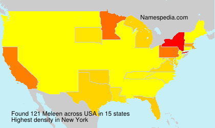 Surname Meleen in USA
