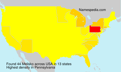 Surname Melisko in USA