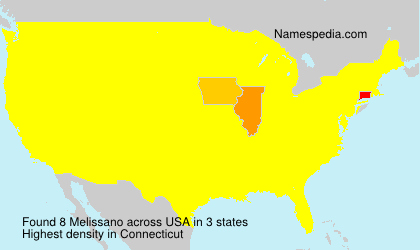 Surname Melissano in USA