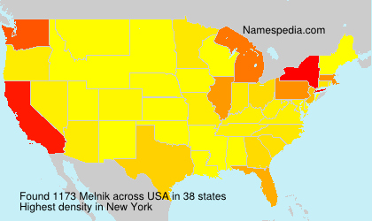 Surname Melnik in USA