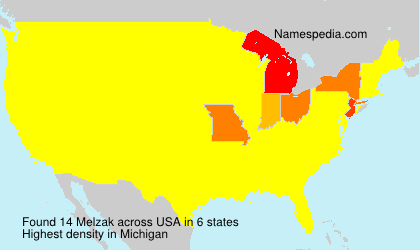 Surname Melzak in USA