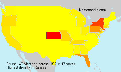 Surname Merando in USA