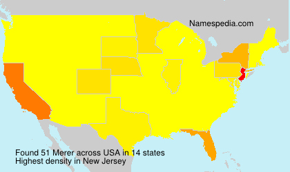 Surname Merer in USA