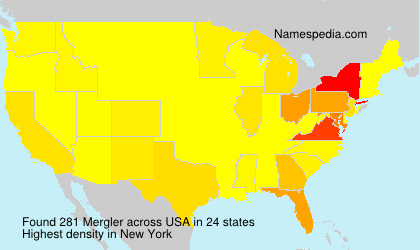 Surname Mergler in USA