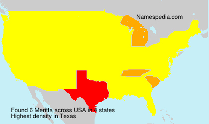 Surname Meritta in USA