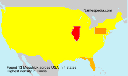 Surname Meschick in USA