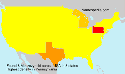 Surname Meszczynski in USA