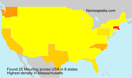 Surname Meurling in USA