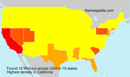 Surname Michaut in USA