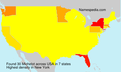Surname Michelot in USA