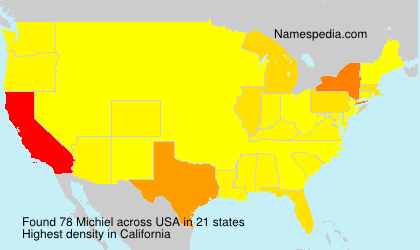 Surname Michiel in USA