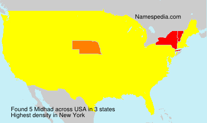 Surname Midhad in USA