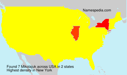 Surname Mikolajuk in USA