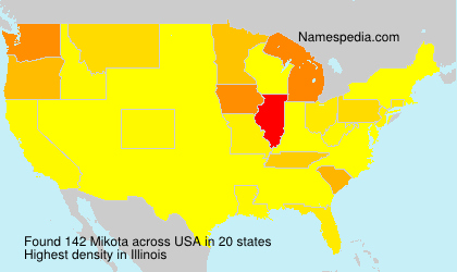 Surname Mikota in USA