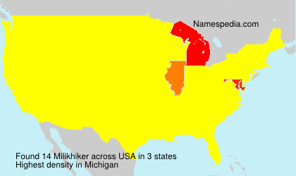 Surname Milikhiker in USA