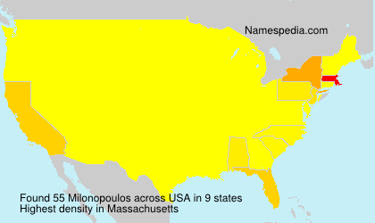 Surname Milonopoulos in USA
