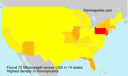 Surname Miloszewski in USA