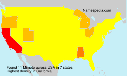 Surname Mimoto in USA
