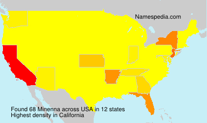 Surname Minenna in USA