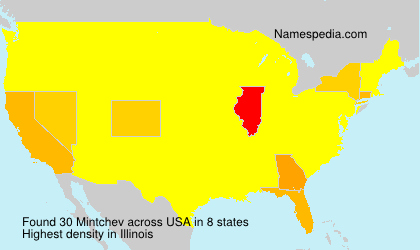 Surname Mintchev in USA