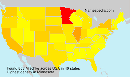 Surname Mischke in USA