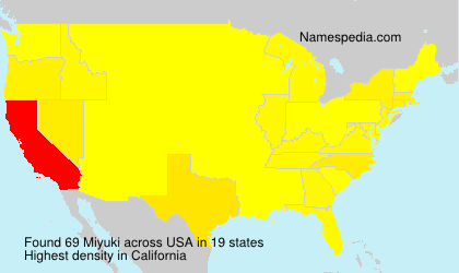 Surname Miyuki in USA