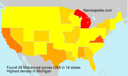 Surname Mohannad in USA