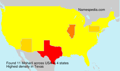 Surname Moharil in USA