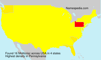 Surname Molitorisz in USA