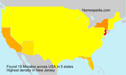 Surname Morabia in USA