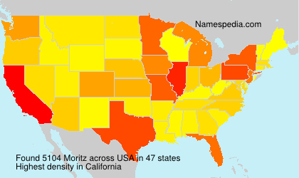 Surname Moritz in USA