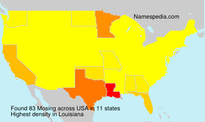 Surname Mosing in USA