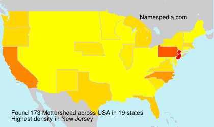 Surname Mottershead in USA