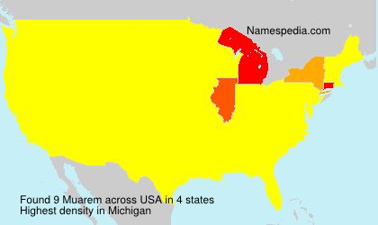 Surname Muarem in USA
