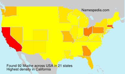 Surname Muche in USA