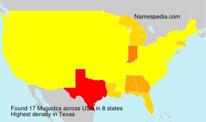 Surname Mugadza in USA