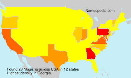 Surname Mugisha in USA