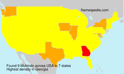 Surname Muhindo in USA