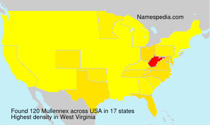 Surname Mullennex in USA