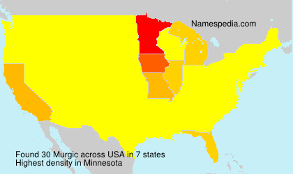 Surname Murgic in USA