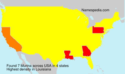 Surname Murina in USA