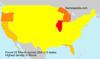 Surname Murnik in USA